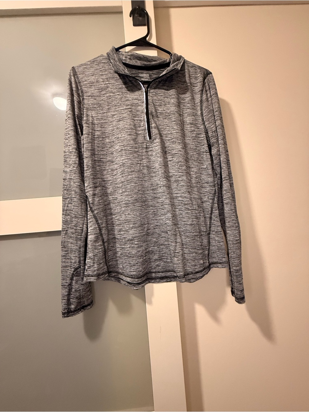 Dansko Heather Gray Quarter-Zip Pullover
